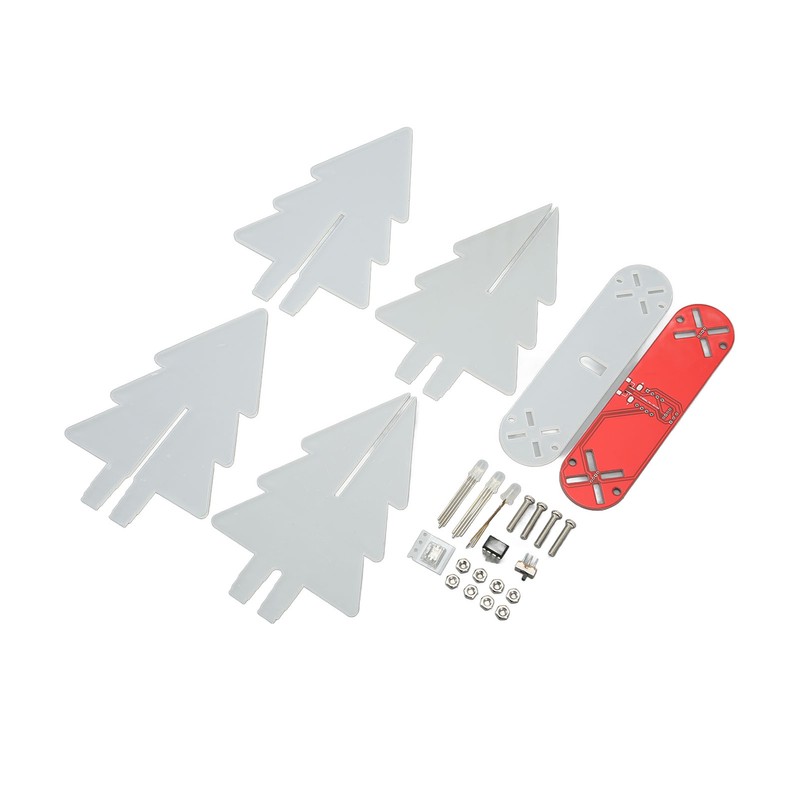 Electronic Christmas Tree Kit LED Gradient Light 3D DIY Electronic