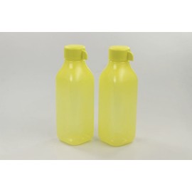 TUPPERWARE Eco 500 ml (2) Quader To Go Drinking Bottle Eco Bottle Lime 28914
