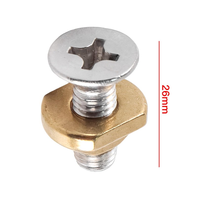 Laroal M8 T Slot Nut Hydrofoil Mounting T-Nuts Brass Connector