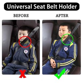 Amacoam Car Seat Belt Clip 2 PCS Seat Belt Adjuster Seat Belt Buckle Car Seat Belt Clips Universal Metal Seat Belt Clip Car Seat Safety Clip, Seatbelt Adjuster Adult Kids