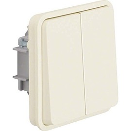 Berker Series Switch Insert 50423512 W.1 Polar White 2 Button 4011334390404