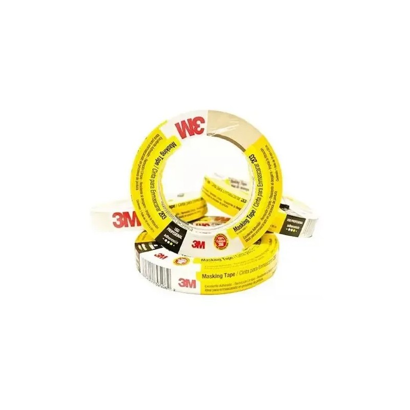 Masking Tape 34 Línea 203 3m Paquete 24 Piezas