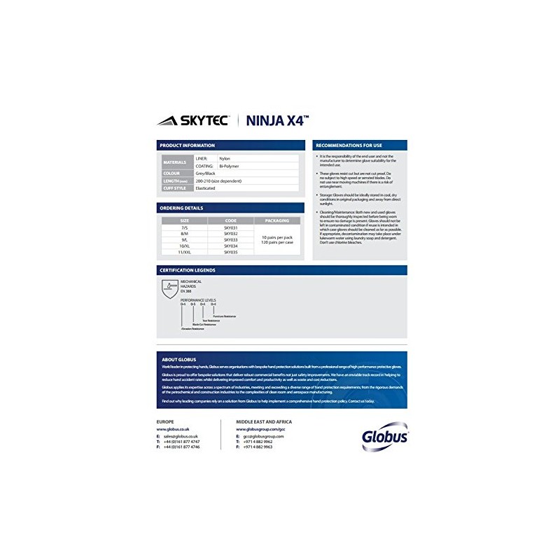 Skytec Ninja X4 11/XXL