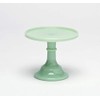 Cake Plate Round Plain & Simple Mosser Glass (6", Jadeite)
