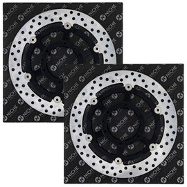 NICHE Front Brake Rotor Set for Honda CBR600RR CB1000R CBR1300 Super Four 45120-MFN-D01 45220-MFN-D01 45120-MFJ-D01