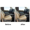 Priprilod Tan Leather Passenger Side Bottom Replacement Seat Cover Compatible