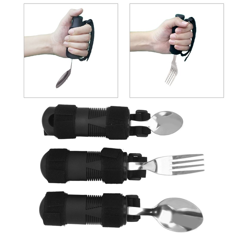 Adaptive Utensils Non Slip Handle Hemiplegia Aid Utensils Elderly Fork