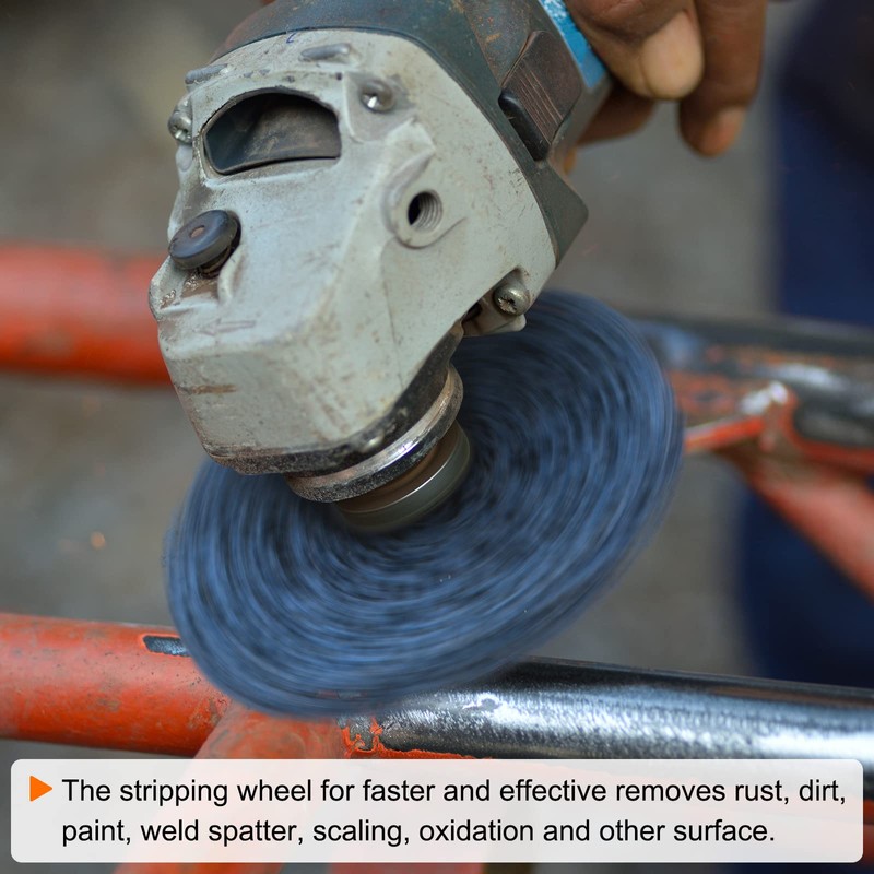 HARFINGTON Paint Stripping Disc Drill Attachment 5" x 1/2" with