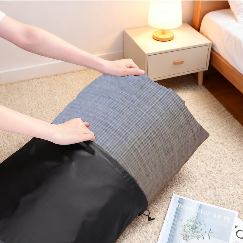 letsinstyle 24 x 130 Inch Dustproof Jumbo Rug Storage Bags,