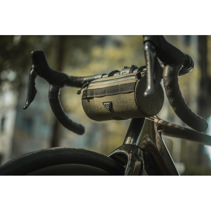 Topeak Tubular Barbag 1.5L Bicycle Handlebar Bag, Green