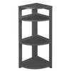 Regency Flip Flop Corner Folding Bookcase, 34, Grey