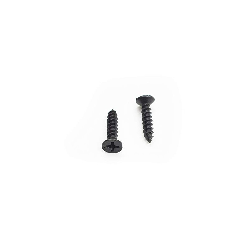 Biaungdo #6 X 5/8'' Black Oxide Coated Carbon Steel Flat