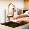 Silicone Dishwashing Soap Dispenser, Dish Soap Squeeze Bottle Silicone Divided
