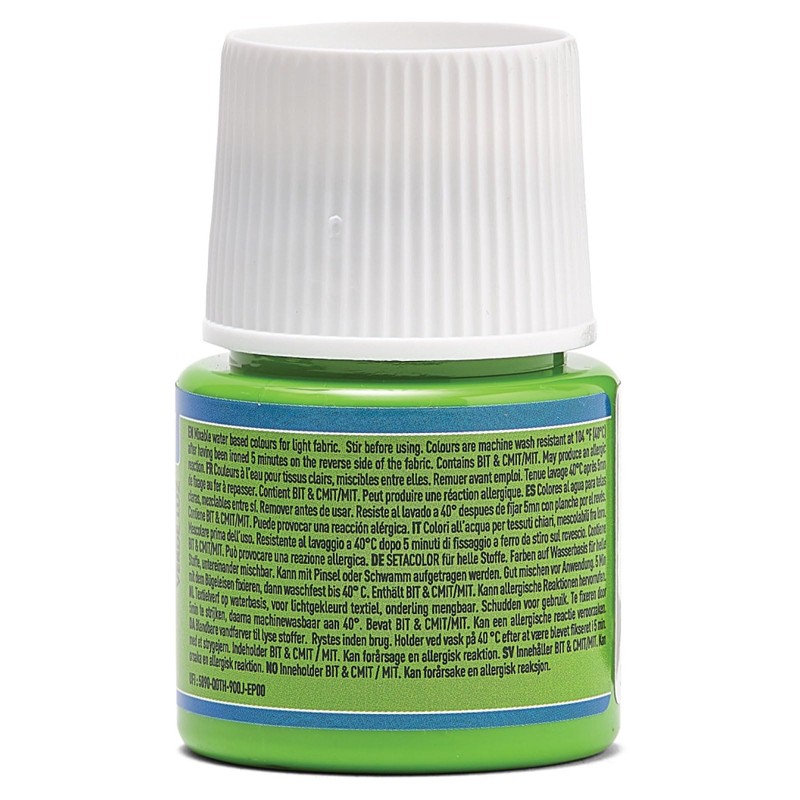 Pebeo Setacolor Light Fabric Paint 45-Milliliter Bottle, Light Green,Light Green