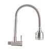 Wall-Mounted Kitchen Faucets 2 Water Modes High Arc Single Handle