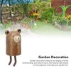 Rustic Hanging Animal Wind Chimes Resin Hand Made Natural Garden