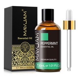 MAYJAM Peppermint Essential Oil for Diffuser Skin Hair Care, 1.01fl.oz