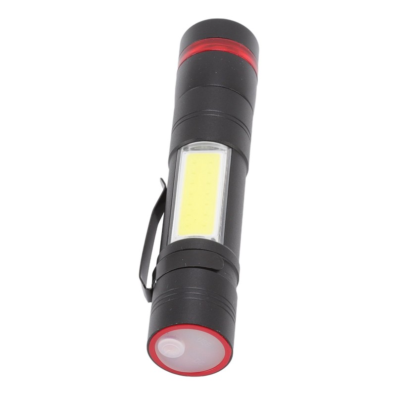 LED Flashlight Multifunction Highlight Telescopic Zoom Rechargeable Waterproof Mini Flashlight