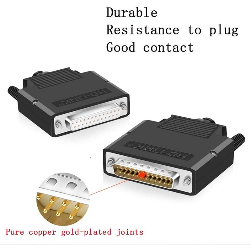 PENGLIN DB25 Solderless RS232 D-SUB Series Adapter, 16mm Thin 25