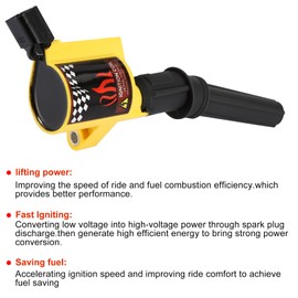 B4B BANG 4 BUCK DG508 8 Pack Ignition Coils High Performance Multispark Blaster Epoxy 15% More Energy Fit for Ford 4.6L 5.4L V8