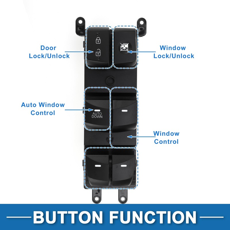 A ABSOPRO Car Power Window Switch Front Left Driver Side
