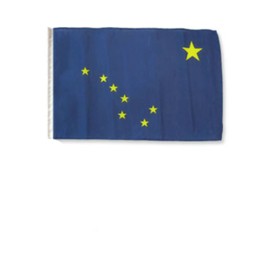 Alaska State 12x18 12"x18" Sleeve Garden Flag