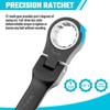 DURATECH 9-Piece Flex-Head Ratcheting Wrench Set, Combination Wrench Set, 72