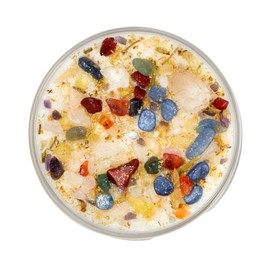 Happy Birthday Candle by New Moon Beginnings - Intention & Manifestation - Birthday Wish Candle - Crystal & Herb Candles - Aromatherapy Candles - Soy Candle, 12 Ounce Round Glass