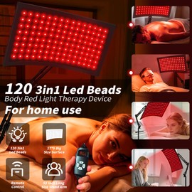 Red Light Therapy for Body, FSA 17x9" Curved Infrared Light Device