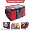 50-Can Large Rolling Cooler, Leakproof Insulated Cooler with Wheels and