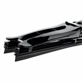 Unbranded 16" Inch Black Double Dual Blade Universal Windshield Wiper 2PC Set All Season