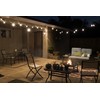 Enbrighten LED Bistro Outdoor String Lights, 48ft, 24 Shatter Resistant