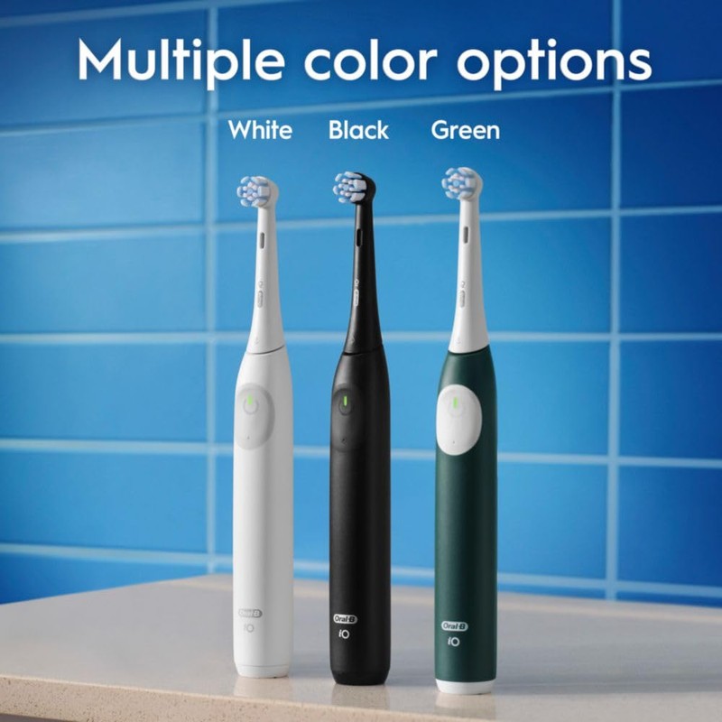 Oral-B iO Series 2 Rechargeable Electric Powered Toothbrush, Pure White