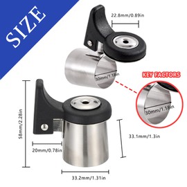 Boiling Kettle Nozzle Stainless Steel Kettle Spout Tip Stove Top Teapot Warning Accessory Tea Kettle Whistle Nozzle for Hotel Restaurant Kitchen 3L Household Kettle