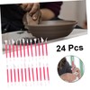 TEHAUX 3 Sets Clay Sculpting Tool Set Plastic Carving Molding