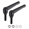 sourcing map 2pcs Lever Adjustable Handles M8 x 25mm Metric