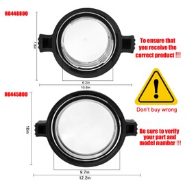 R0445800 Pool Pump Lid for Zodiac Jandy Stealth, Waterfall Series Pump Also Compatible with Zodiac Jandy ePump Variable Speed Pump and Spa Pumps-Model JEP，SHPF, SHPM, SWF…