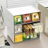 BAIEUEJO Tea Organiser, Stackable Tea Box, Tea Box for Storage