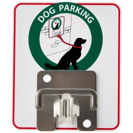 MDC Dog Parking Hook – Secure Stainless Steel Tether Point for Hands-Free Control – Wall-Mountable Dog Anchor for Homes, Salons, Kennels & Clinics – Safe, Spring-Free, Easy to Install