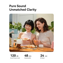 Hollyland Lark A1 Combo White Premium Set with Dual Receivers - Podcast Optimised with Charging Station