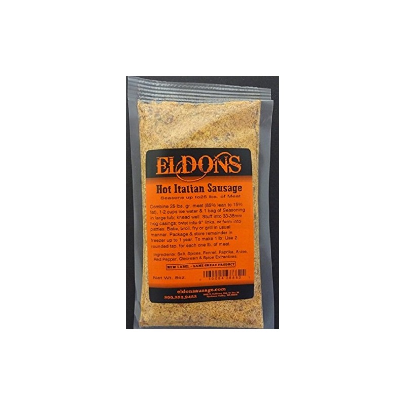Hot Italian Fresh Sausage Seasoning Seasons 25 Lbs of Meat