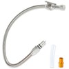YESHMA Transmission Dipstick Stainless Braided Hose TH350 TH-400 700R4 Tranny
