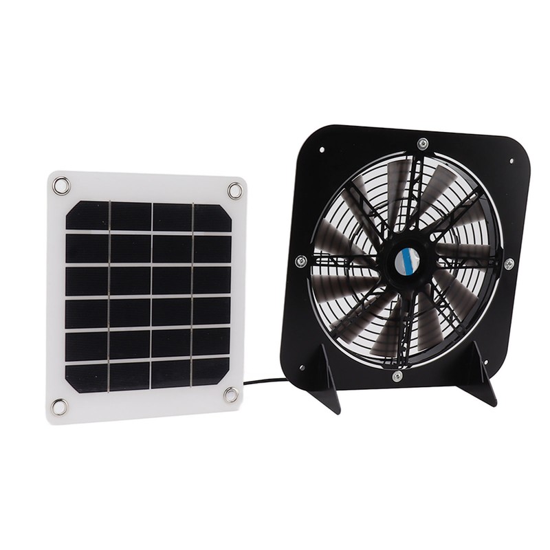 Solar Exhaust Fan 100W Solar Panel with 13.5inch Fan Waterproof