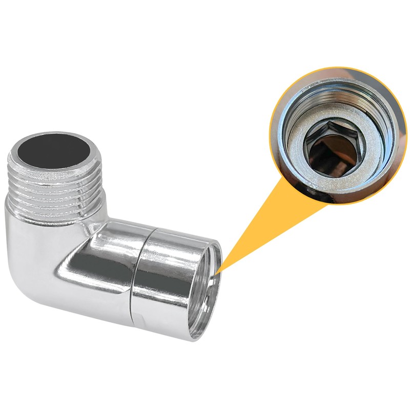 G1/2 Shower Head Elbow Adapter for Connection of Wall Mounted