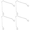 S99140187 Bathroom Exhaust Fan Cover Spring Clips for Broan-Nutone Square