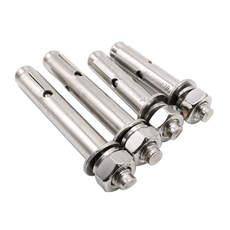 4 Pcs M10 x 80mm 304 Stainless Steel Expansion Bolt