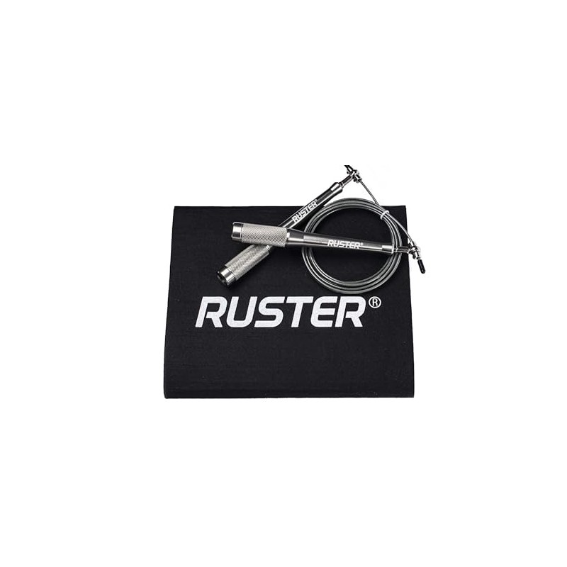 RUSTER SpeedofLight Jump Rope - Adjustable Crosstraining Skipping Rope with