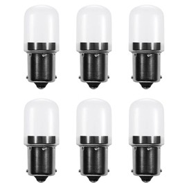 Makergroup 1141 BA15s Bayonet LED Bulbs 12V, Weatherproof 1156 S8 Landscape Light Bulb, 1W Warm White Color 2700K for RV and Outdoor Lighting Path Deck Lights Pack of 6