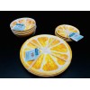 The Spring Shop Melamine 12 Piece Oranges Slice - Salad