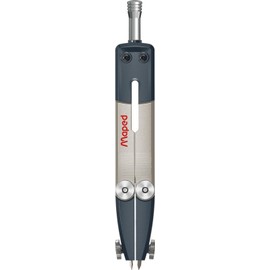 Maped - Technischer Zirkel aus Metall Nr. 308 – Ergonomischer Metallstrich – präzise und stabile Linien – Serie Since 1947 – inklusive Box